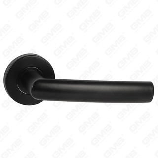 Hoge kwaliteit zwarte kleur moderne stijlontwerp #304 roestvrijstalen deurgreep rond rooshendel handgreep (GB03-138)